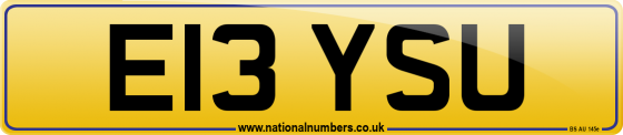 E13 YSU