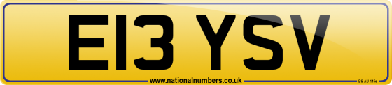 E13 YSV