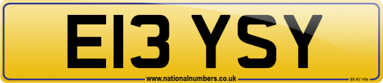 E13 YSY