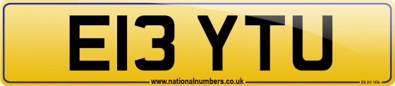 E13 YTU