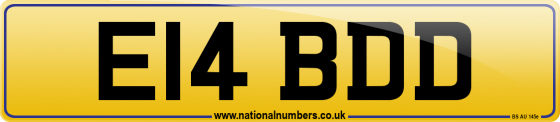E14 BDD