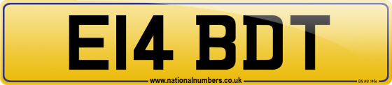 E14 BDT
