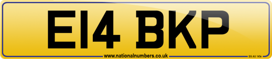 E14 BKP