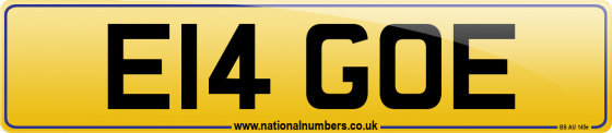 E14 GOE