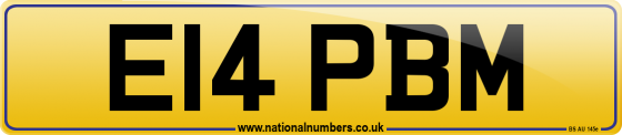 E14 PBM