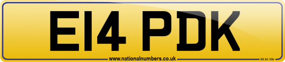 E14 PDK