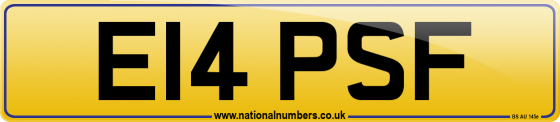 E14 PSF