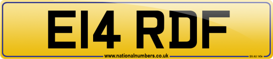 E14 RDF