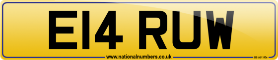 E14 RUW