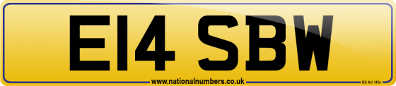 E14 SBW