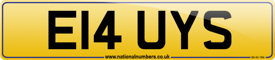 E14 UYS