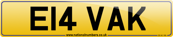 E14 VAK