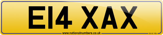 E14 XAX