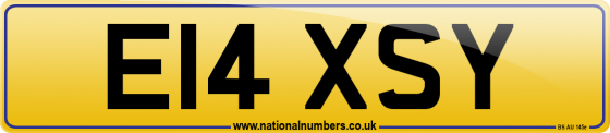E14 XSY