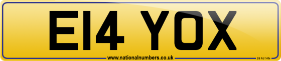 E14 YOX