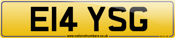 E14 YSG