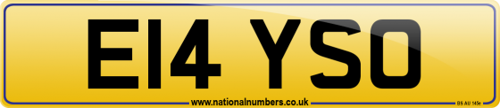 E14 YSO