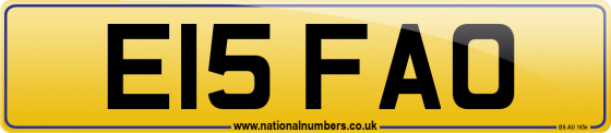 E15 FAO