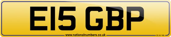 E15 GBP