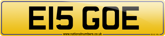 E15 GOE