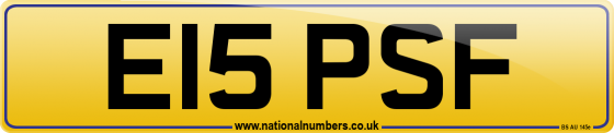 E15 PSF