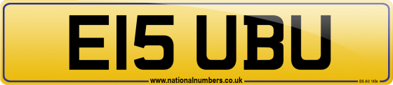 E15 UBU
