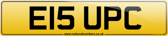 E15 UPC