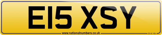E15 XSY