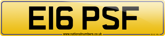 E16 PSF