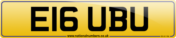 E16 UBU