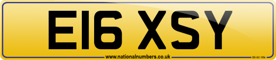 E16 XSY
