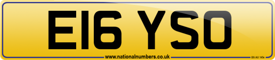 E16 YSO