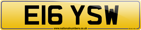 E16 YSW