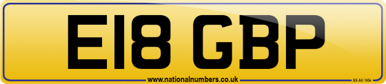 E18 GBP