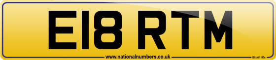 E18 RTM