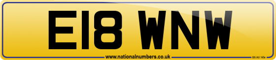 E18 WNW