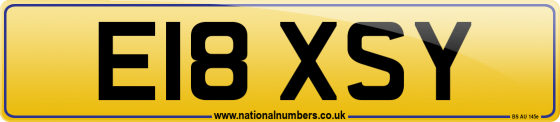 E18 XSY