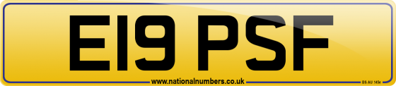 E19 PSF