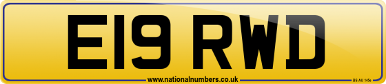 E19 RWD