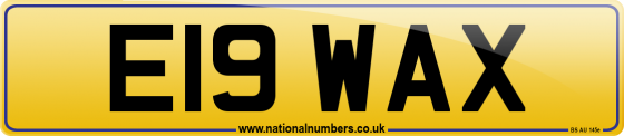 E19 WAX