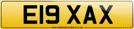 E19 XAX