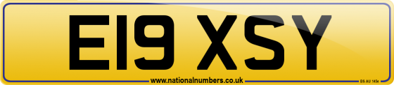 E19 XSY