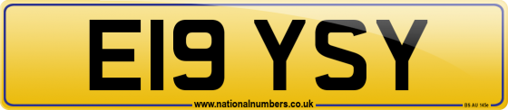 E19 YSY