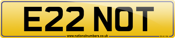 E22 NOT