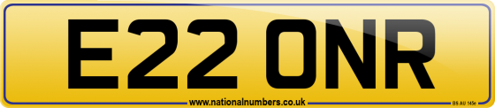 E22 ONR