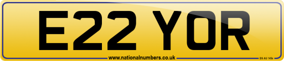 E22 YOR