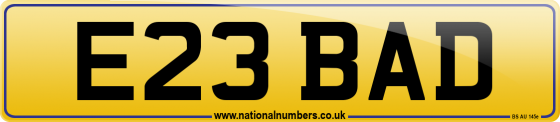 E23 BAD