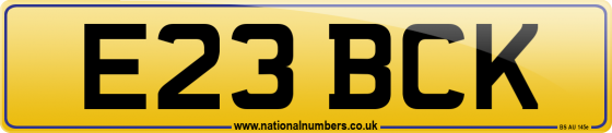 E23 BCK