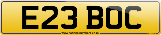 E23 BOC