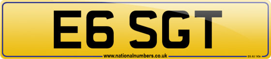 E6 SGT